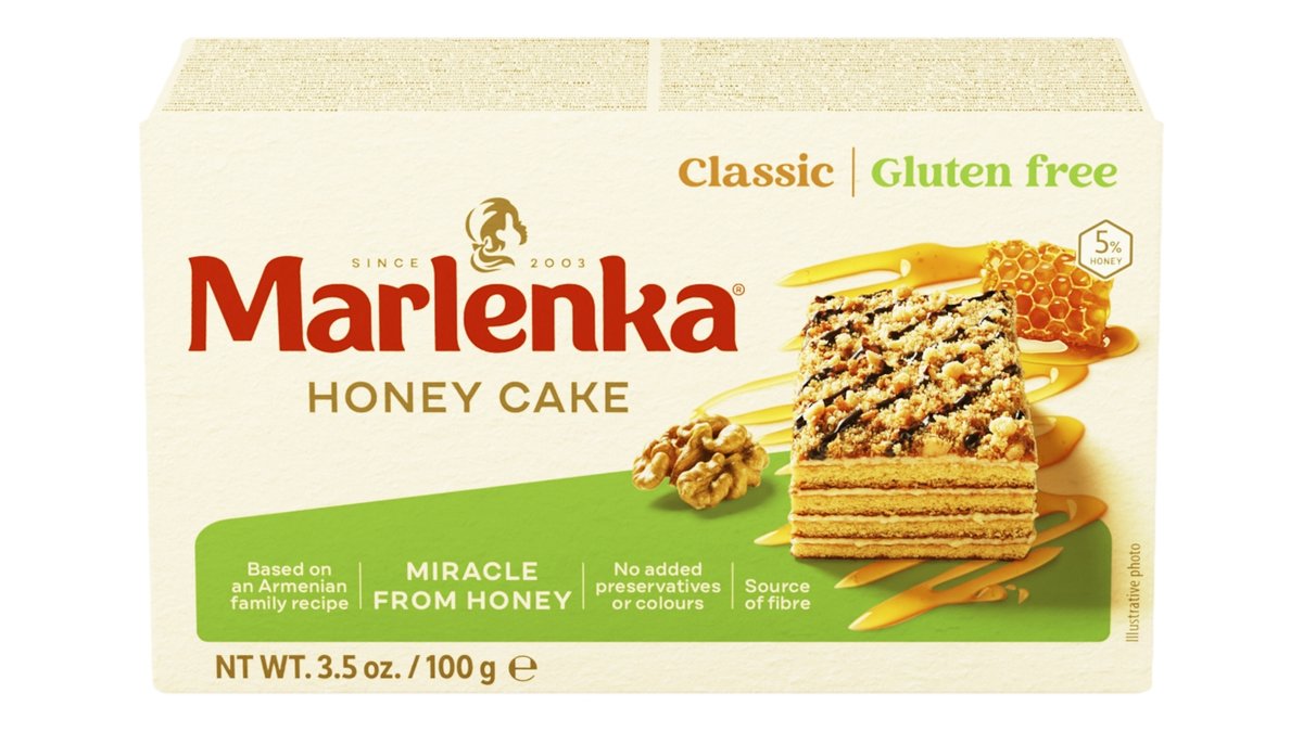 Marlenka dort medový bezlepkový