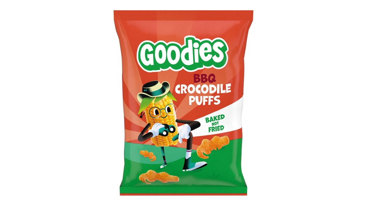 Goodies křupky Krokodýli s příchutí BBQ