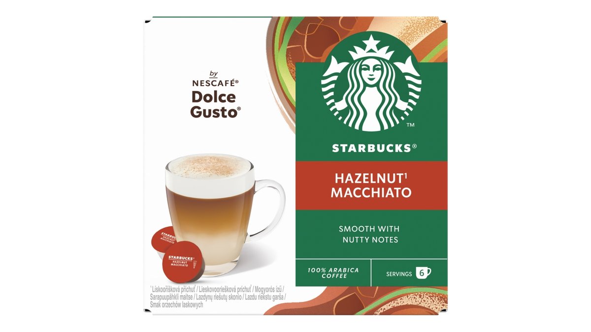 Starbucks ® Dolce Gusto Hazelnut macchiato
