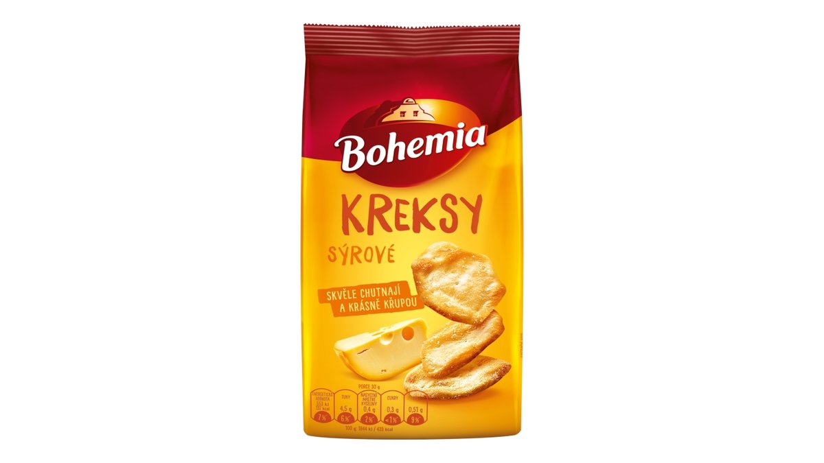 Bohemia Krekry sýrové