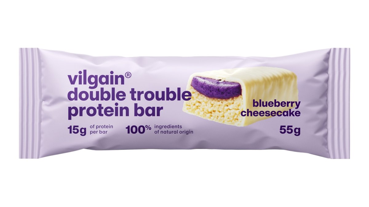 Vilgain proteinová tyč. přích.borůvkový cheeseca.