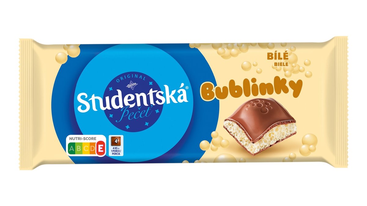 Orion Studenstká pečeť mléčná a bílé bublinky