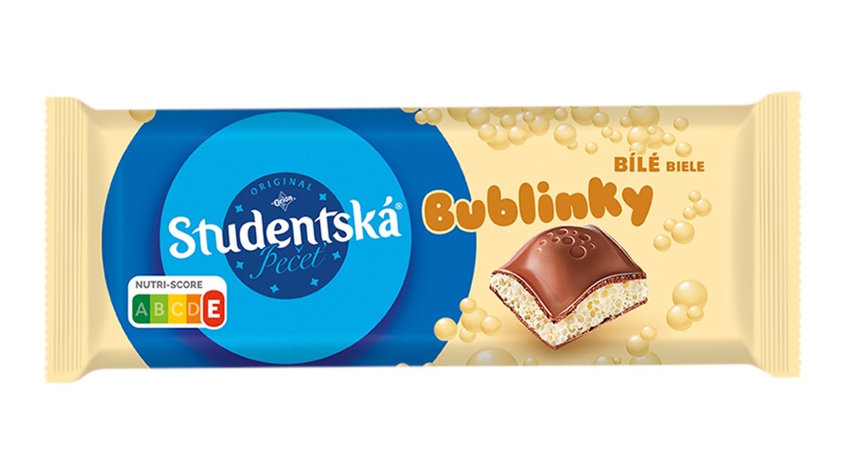 Orion Studentská pečeť mléčná bílé bublinky