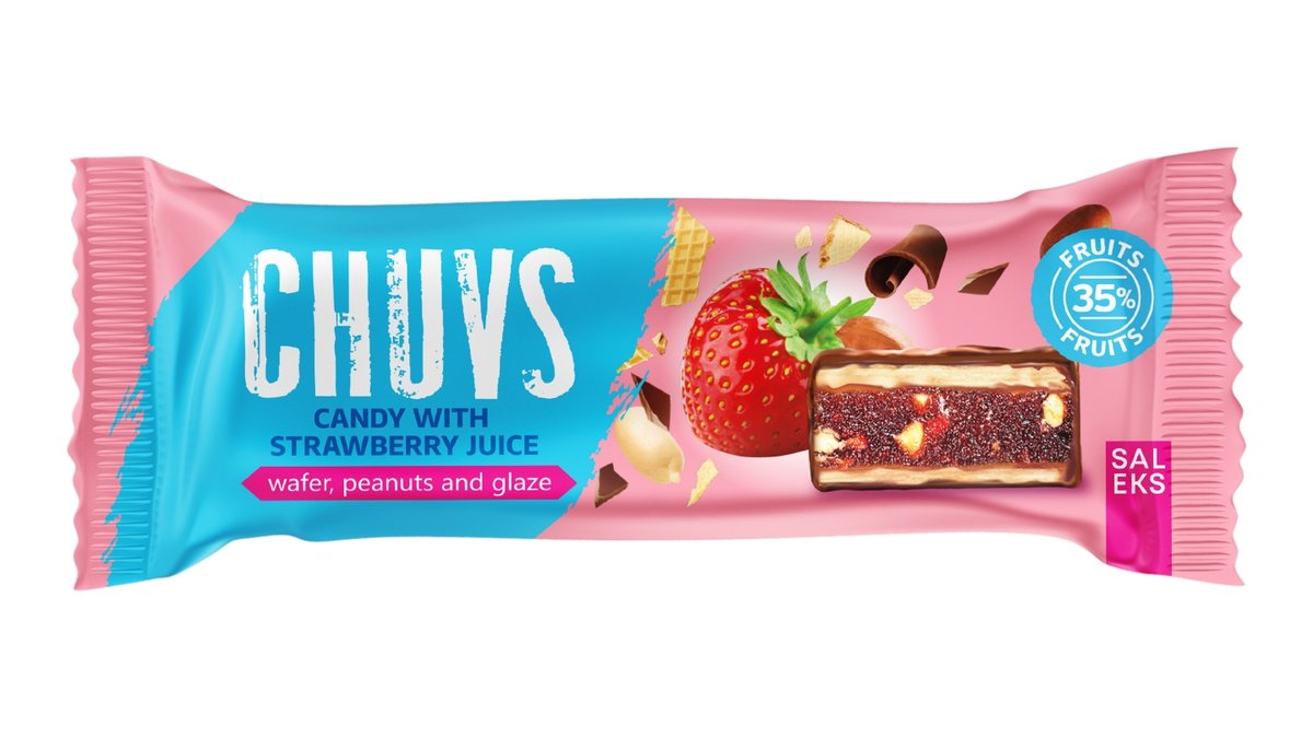 CHUVS tyčinka s jahodovou příchutí
