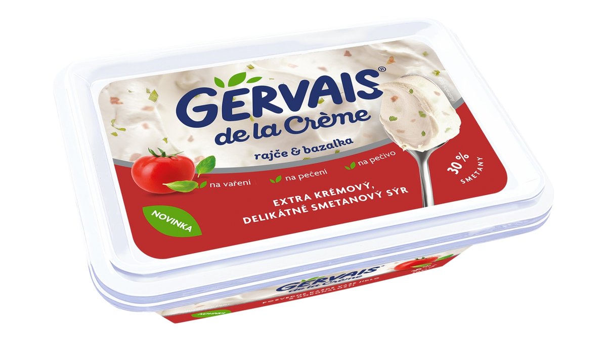 Gervais de la Crème rajče a bazalka