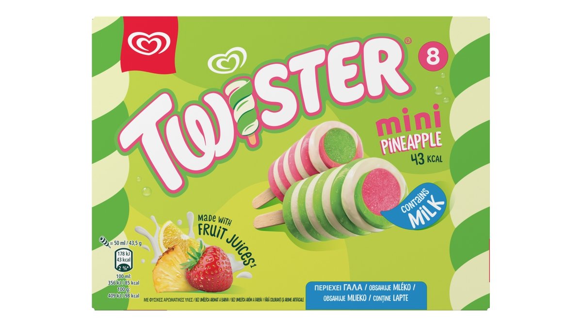 Mini Twister ananas multipack