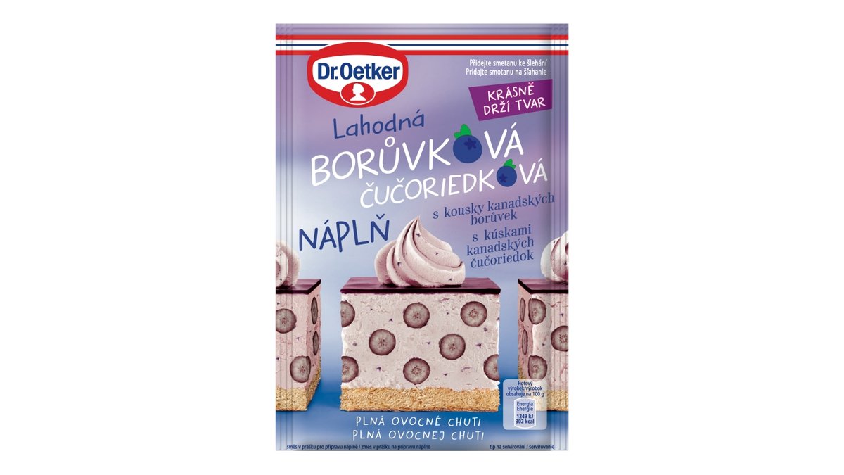 Dr.Oetker Lahodná náplň borůvková