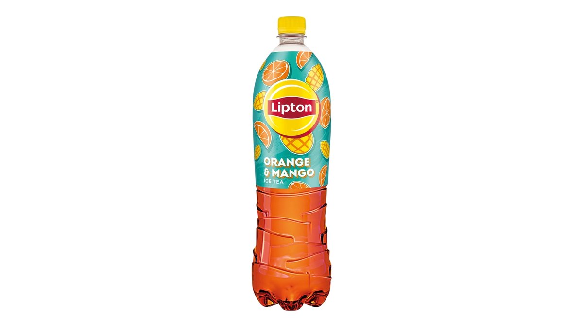Lipton černý čaj s příchutí pomeranč a mango