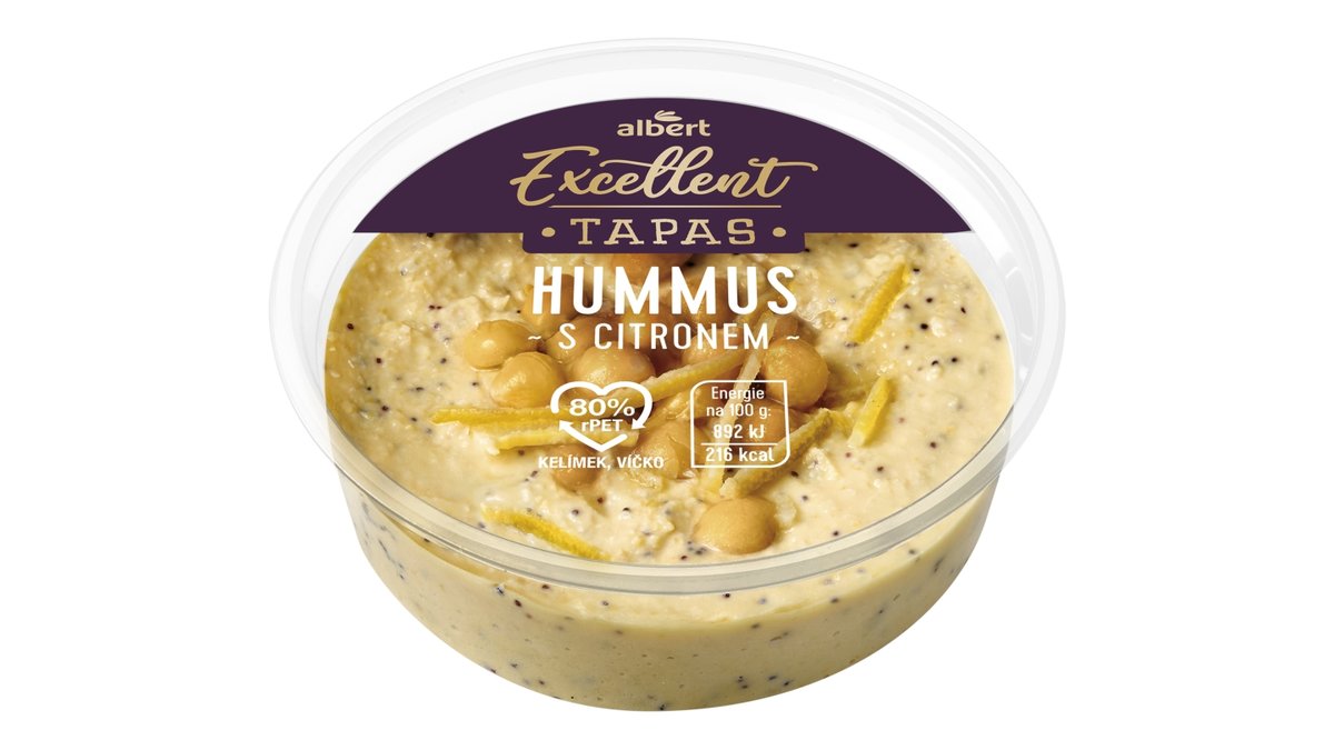 Albert Excellent Tapas hummus s citronem