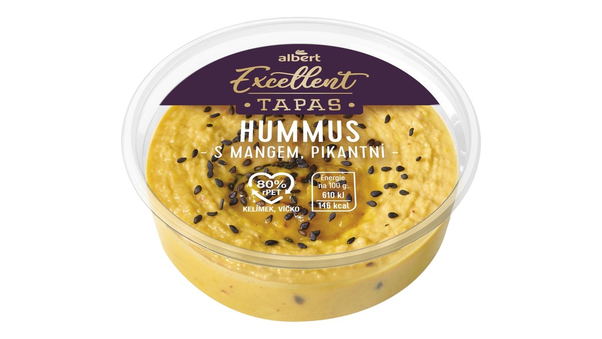 Albert Excellent Tapas hummus s mangem