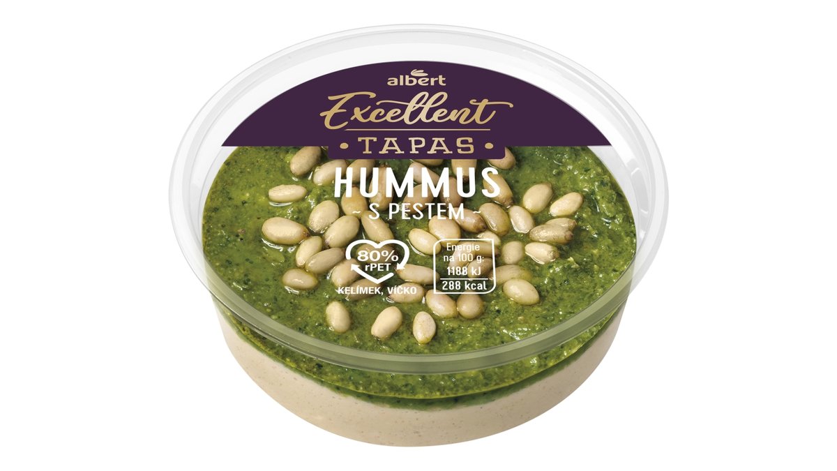 Albert Excellent Tapas Hummus s pestem