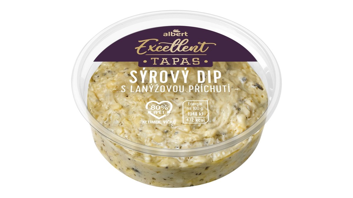 Albert Excellent Tapas sýrovo lanýžový dip