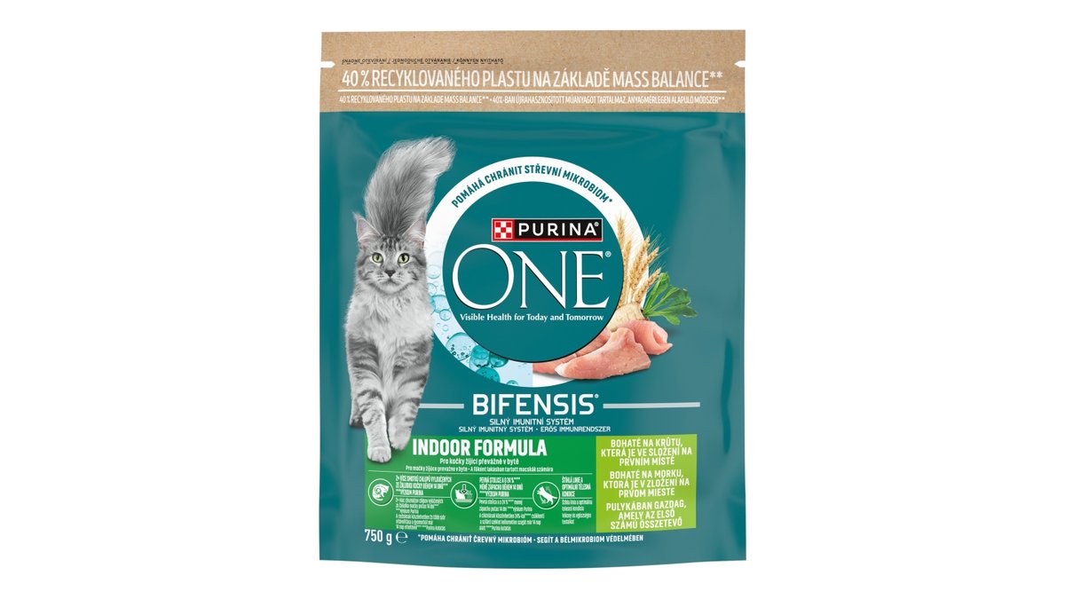 Purina One Bifensis indoor granule s krůtou