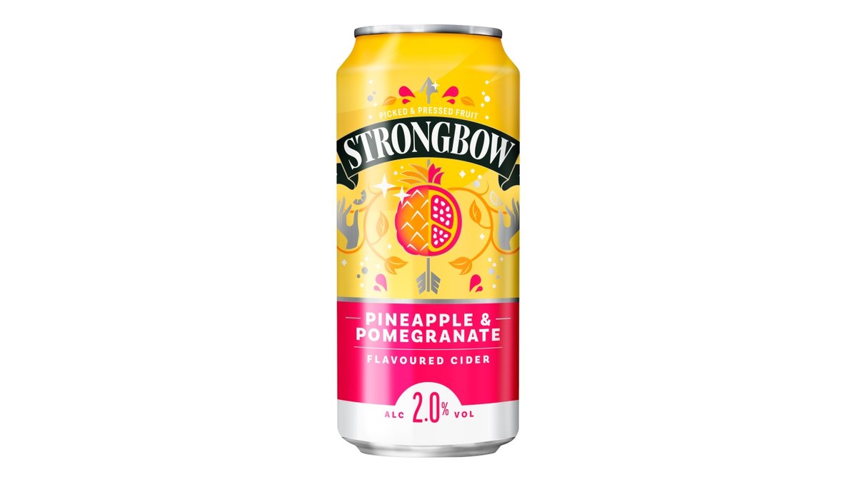 Strongbow pineapple a pomegranate