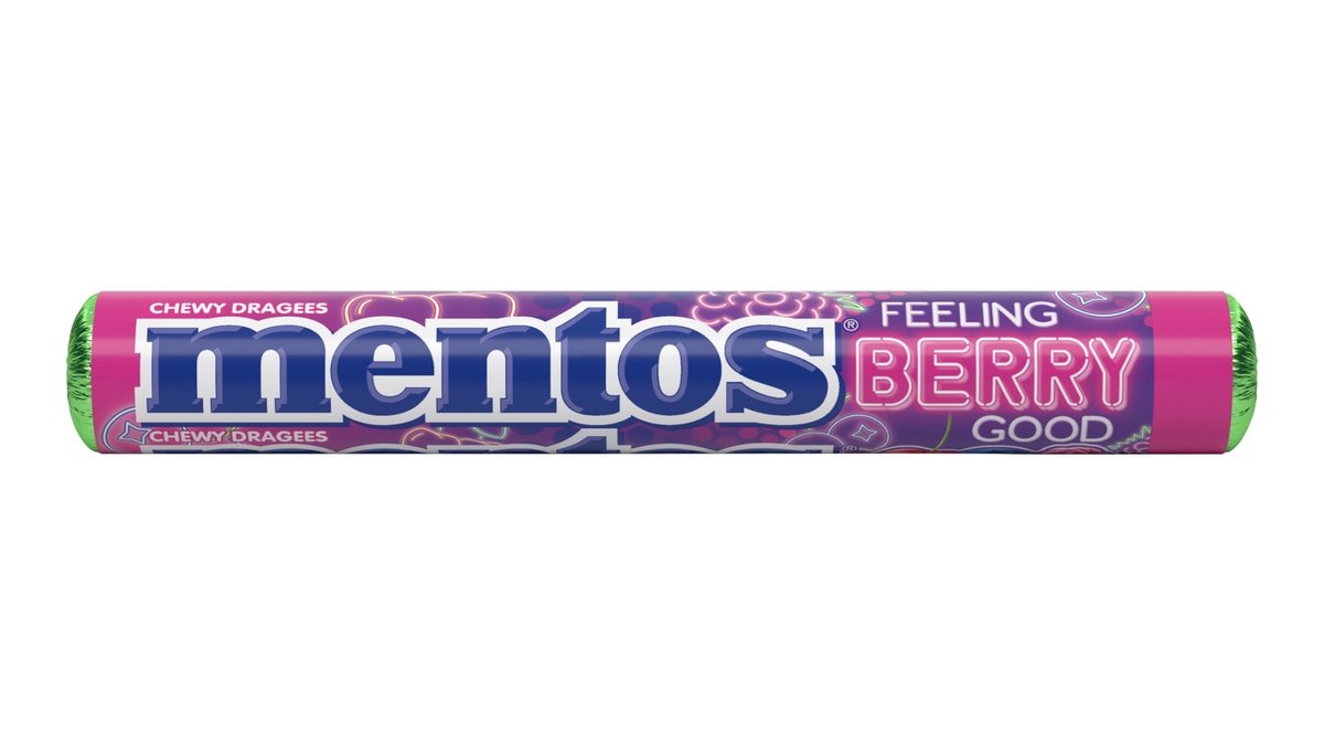 Mentos Berry Good dražé s ovocnými příchutěmi