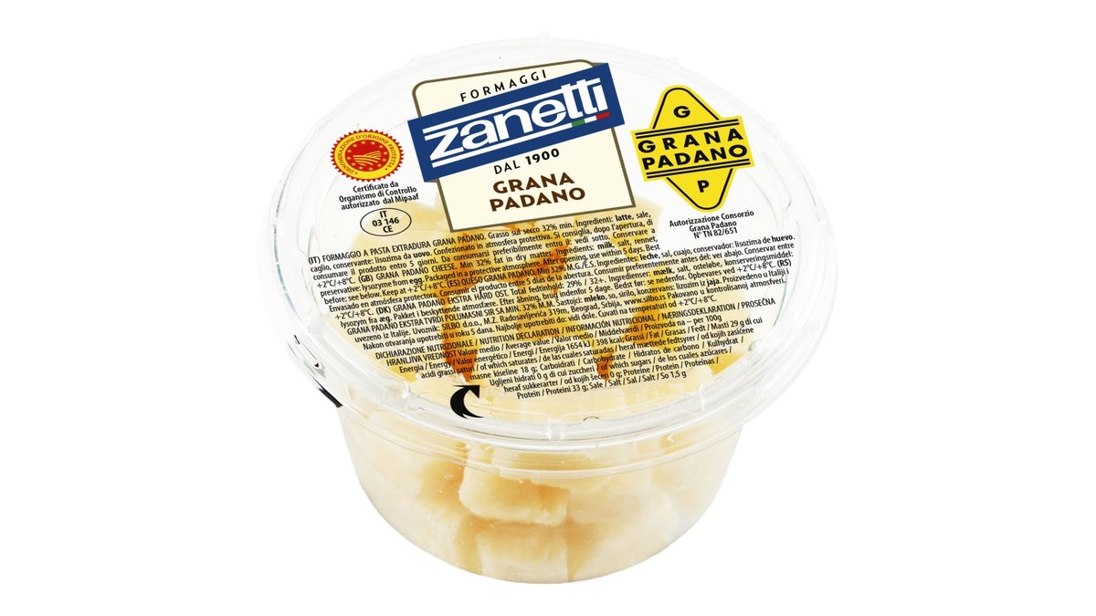 Zanetti Grana Padano hobliny