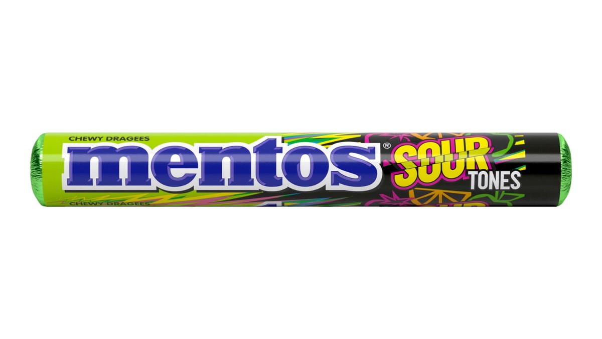 Mentos Sour Tones dražé s kyselou příchutí