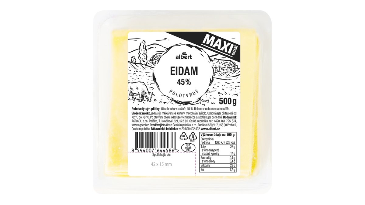 Albert Eidam 45% plátky