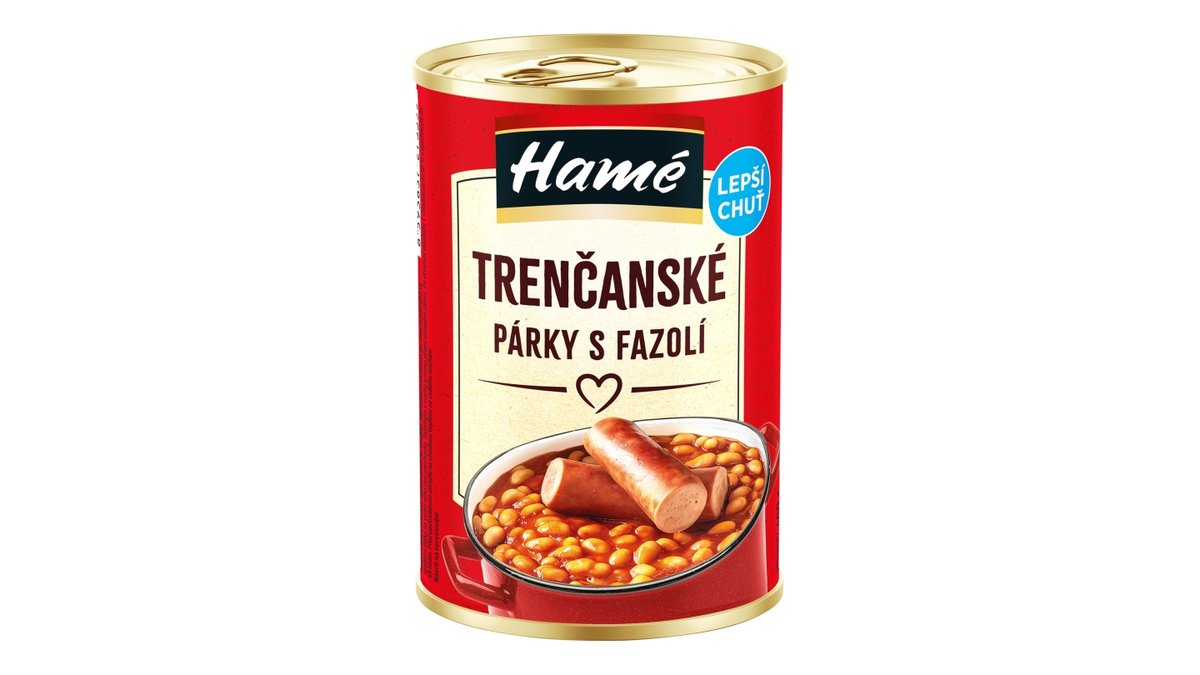 Hamé trenčanské párky s fazolí