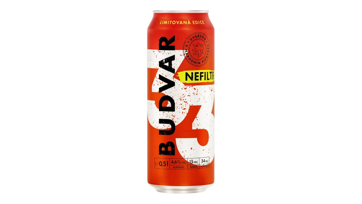 Budvar 33 nefiltr