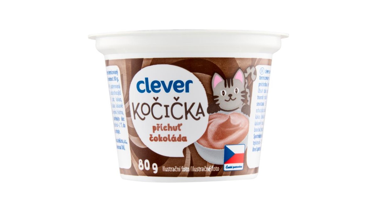 clever Kočička příchuť čokoláda 80g