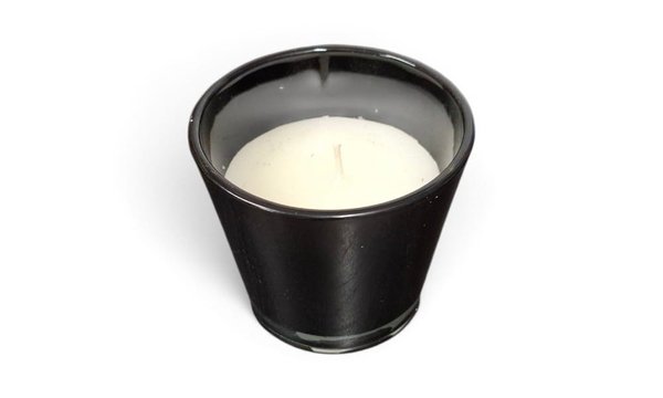 נר ריחני - זכוכית  שחור - 1