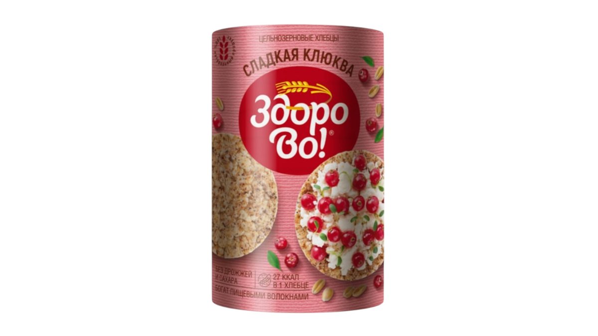 Слайсы здорово! сладкая клюква 100 г пак