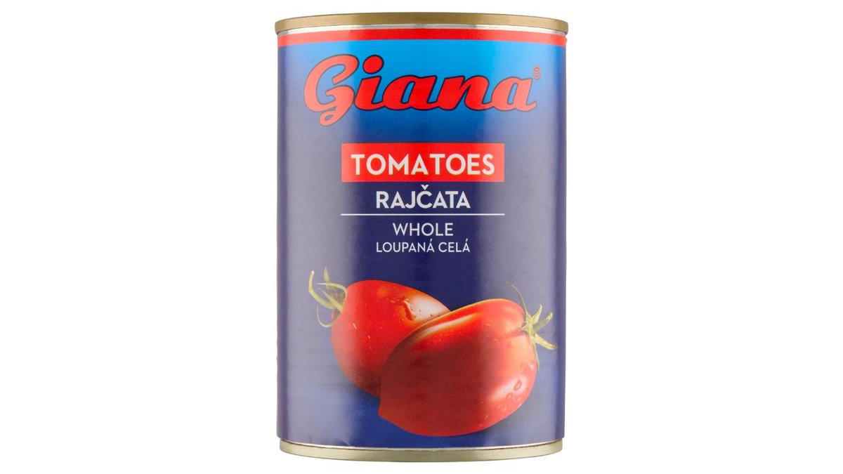 Giana Rajčata loupaná celá 400g