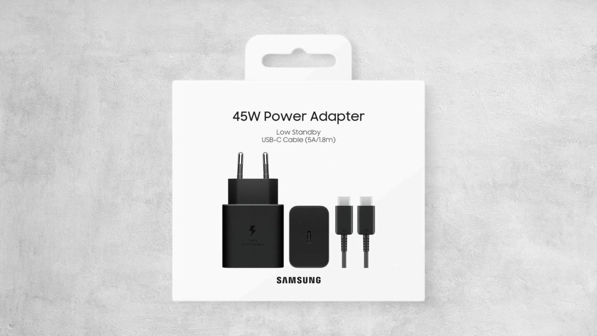 Samsung 45W Fast Type-C Black Charger