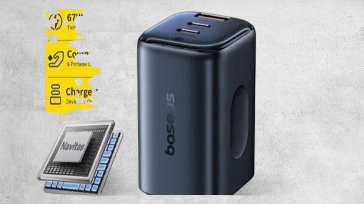Baseus Charger Wall 67W 2C+U PicoGo AE11 EU Cosmic Black