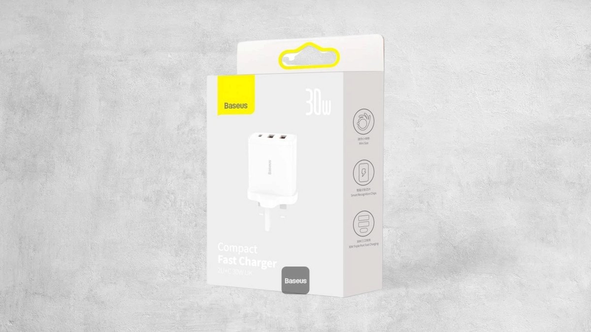 Baseus 30W Wall Charger White