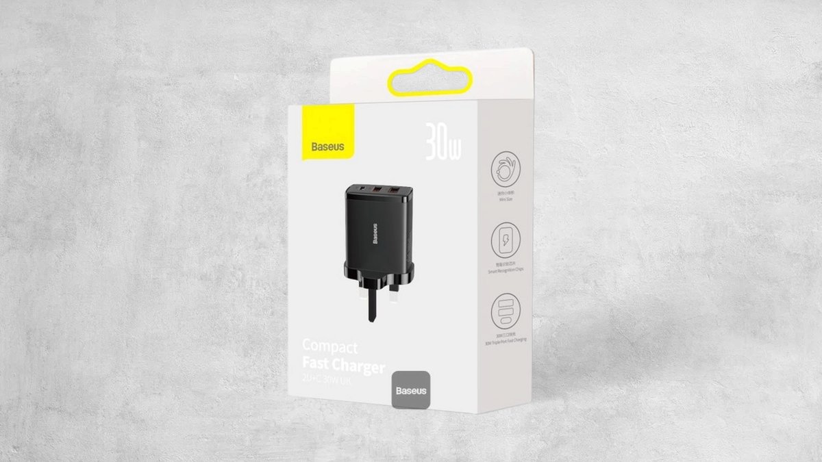 Baseus 30W Wall Charger Black