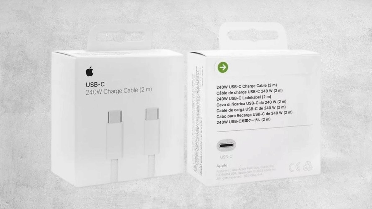 APPLE 240W USB-C Charge Cable (2m) MU2G3ZM/A