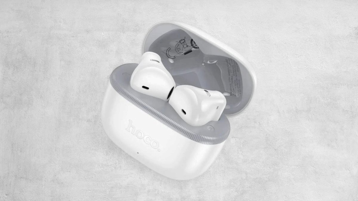 Hoco Eq28 Tws Wireless Earphones Sports Music With Microphone Hifi Bass Voice Bluetooth Earbuds