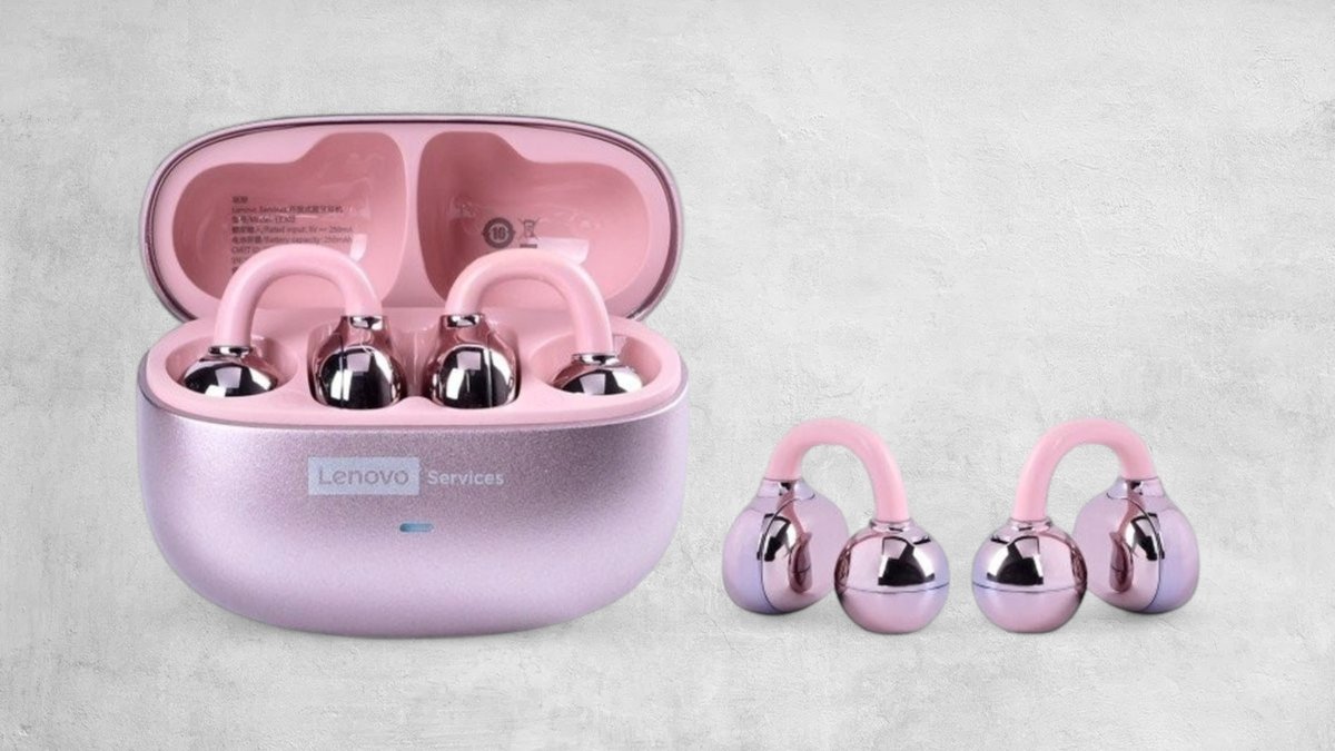 Lenovo LE302 Wireless Earbuds Pink
