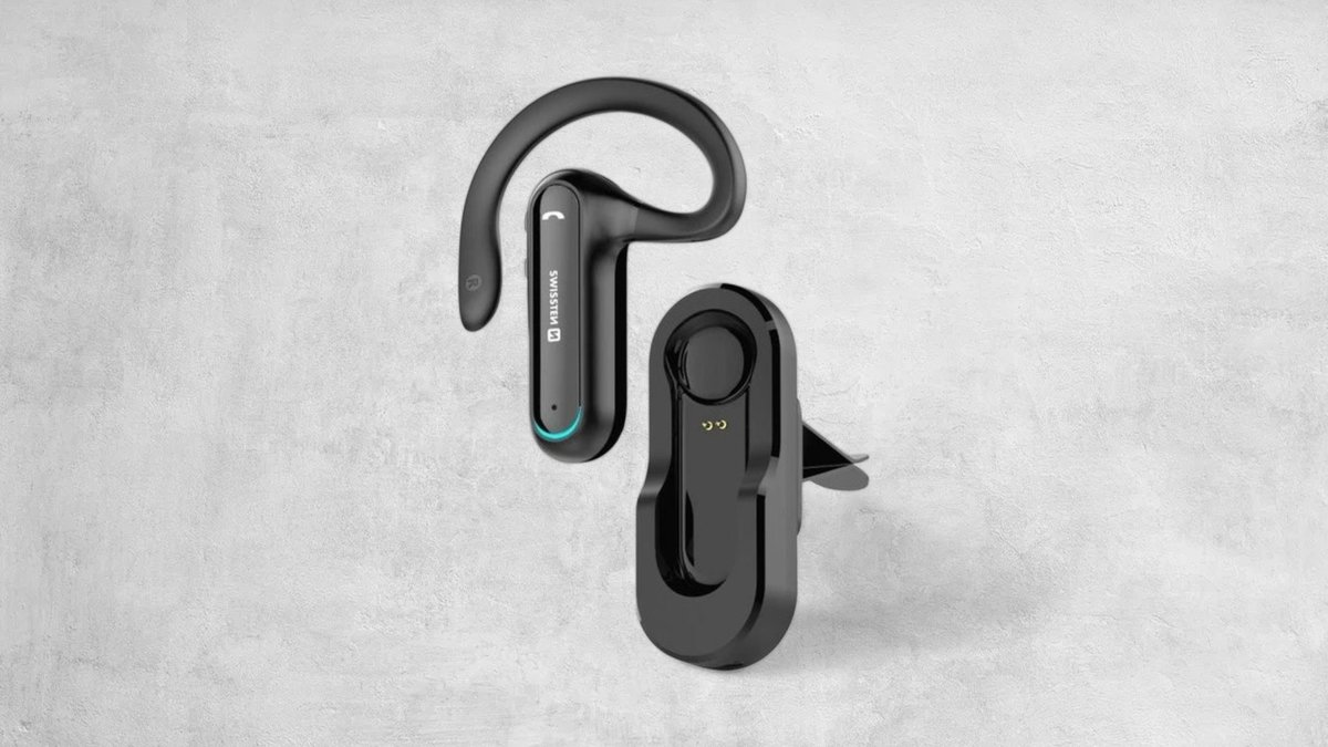 Swissten Bluetooth Dock Earpiece Headset - 51204000 - Black