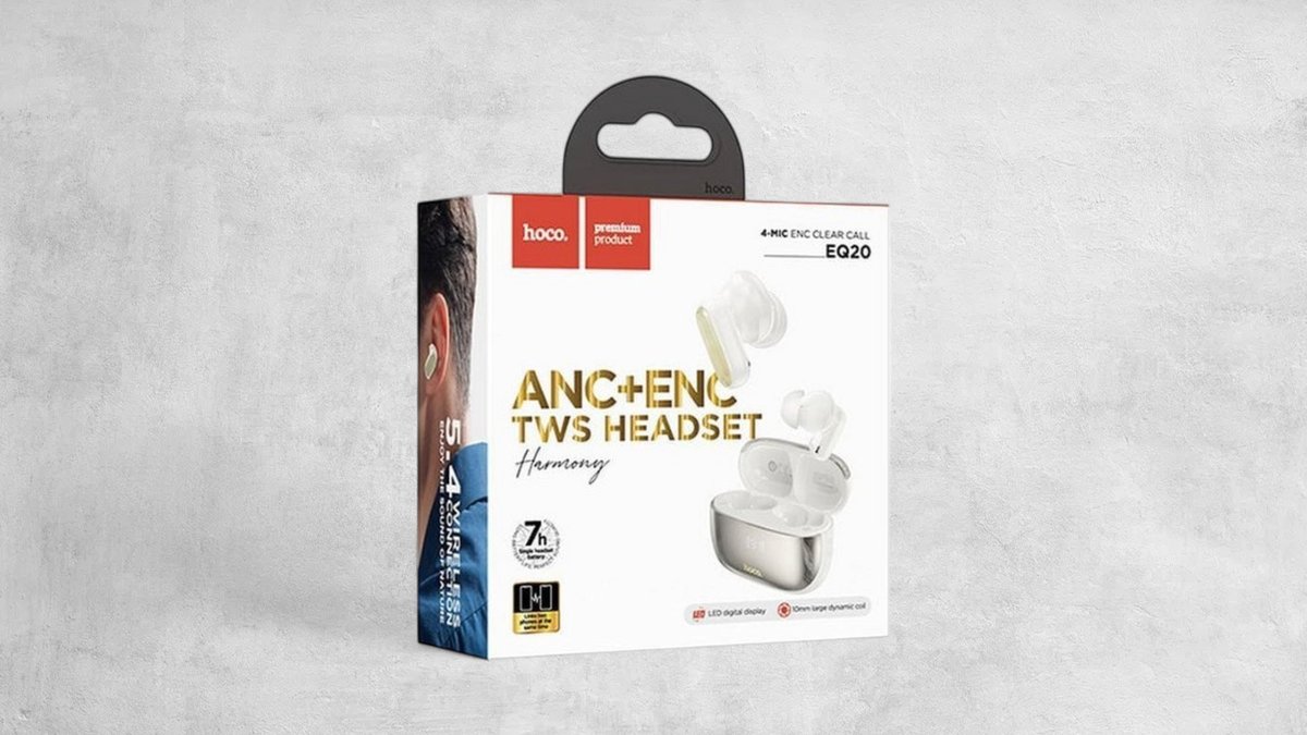 Hoco Eq20 Rhyme Wireless Headphones (white)