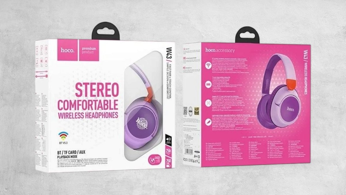 Hoco W43 Adventure Headset Bluetooth Purple