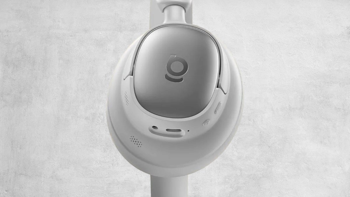 Baseus Headphones Over Ear ANC, LDAC, Spatial Acoustics, 80-Hour Battery, MH1 Frosted Gray