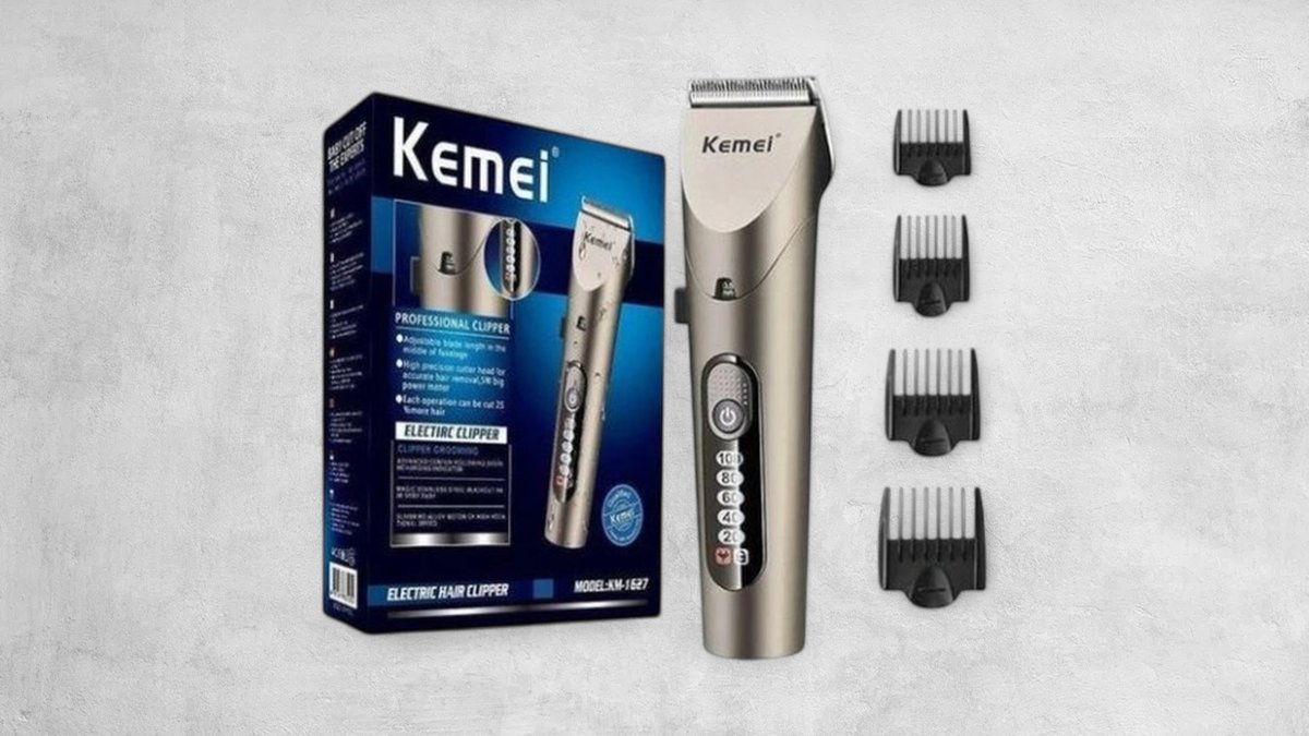 Hoco Dar74 Rechargeable Waterproof Shaver & Trimmer 5 In 1 Black