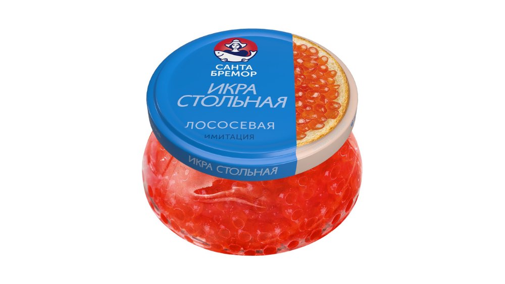Икра имитированная Санта Бремор Стольная лососевая 230 г