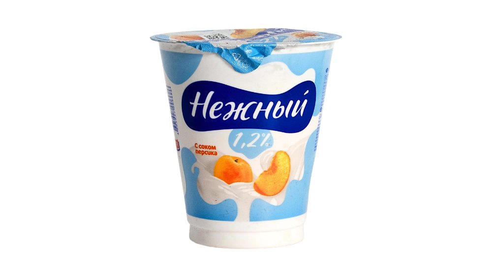 Йогурт Campina Нежный Легкий персик 0,1% 320 г
