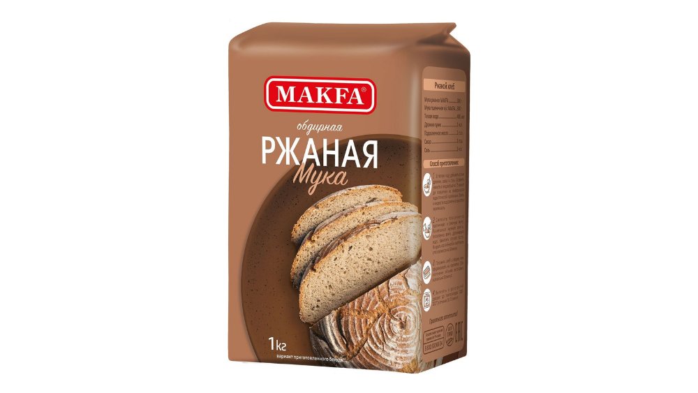 Мука Макфа ржаная обдирная 1 кг