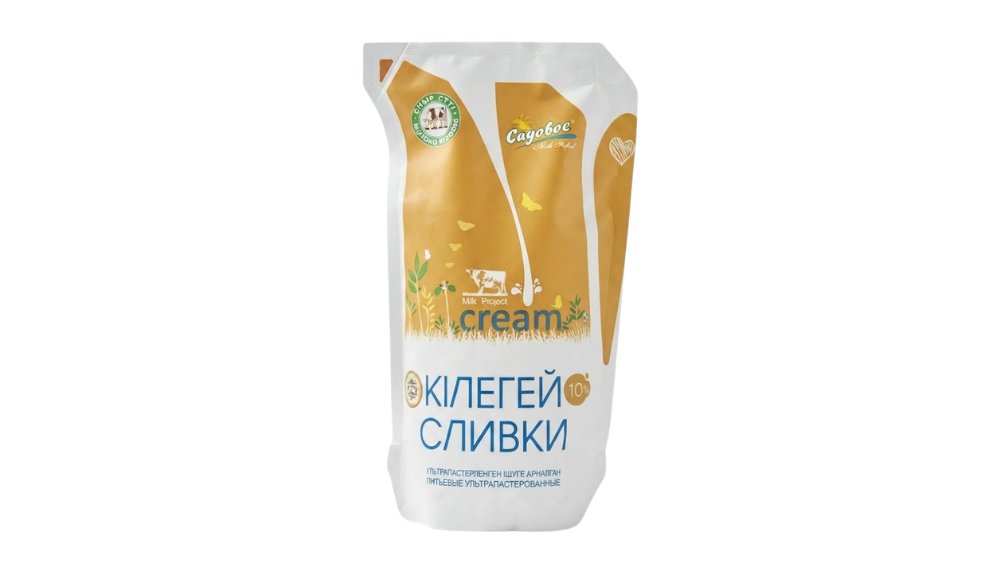 Сливки 10% ультрапастеризованные Садовое 250 г