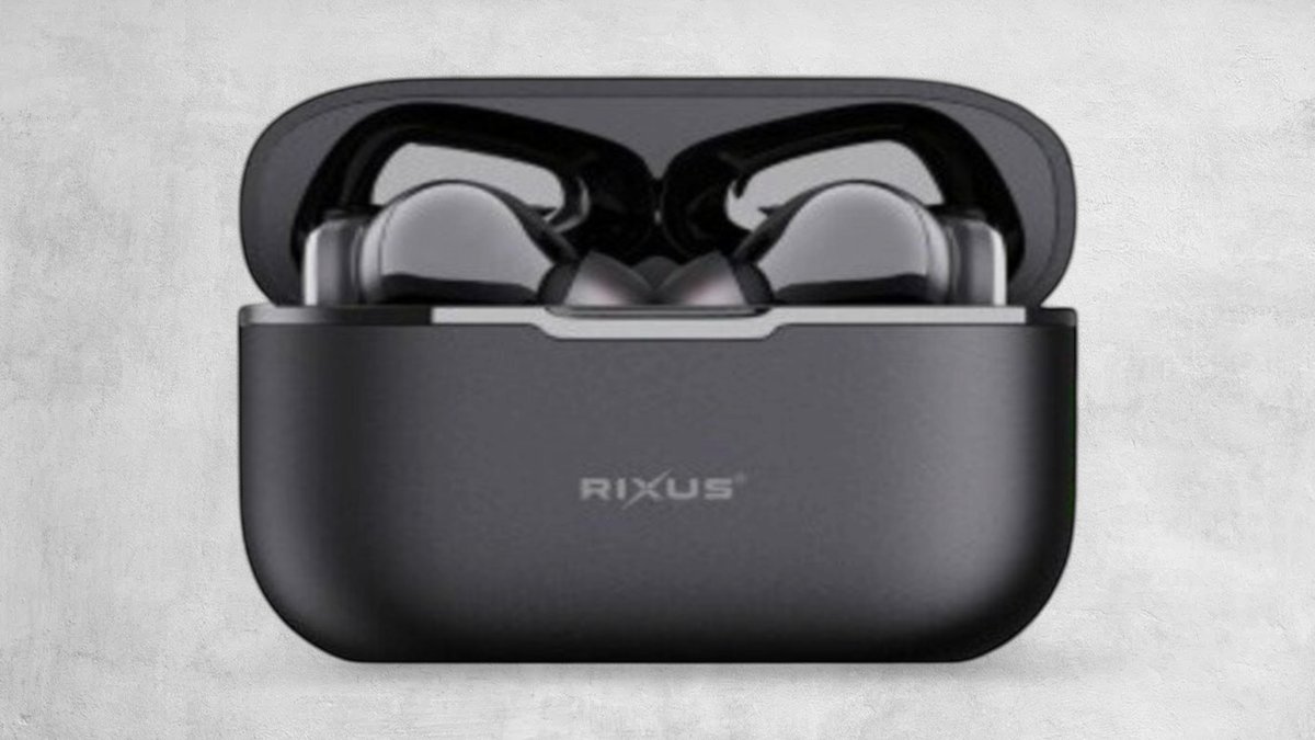 Rixus Rxbh33 Hifi Sound Earbuds Wireless Headset Black