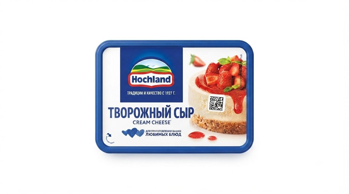 Творожный сыр Hochland для кулинарий 180 гр
