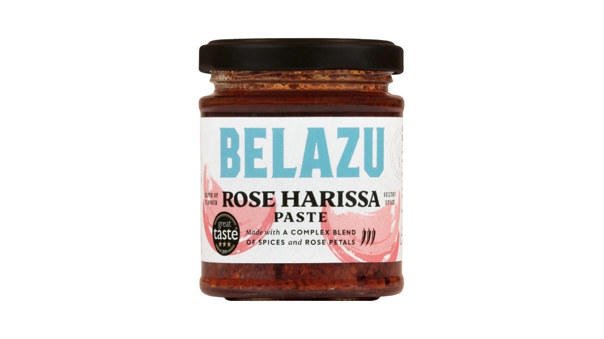 Belazu rose harissa paste 170 g