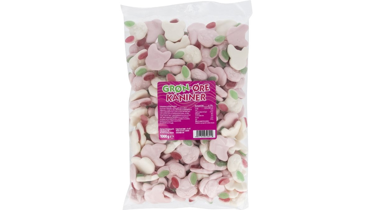 Katjes grøn-øre kaniner 200 g