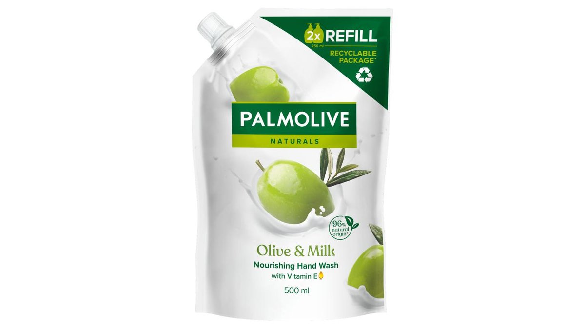 Palmolive Naturals Olive & Milk tekuté mýdlo náhradní náplň 500ml