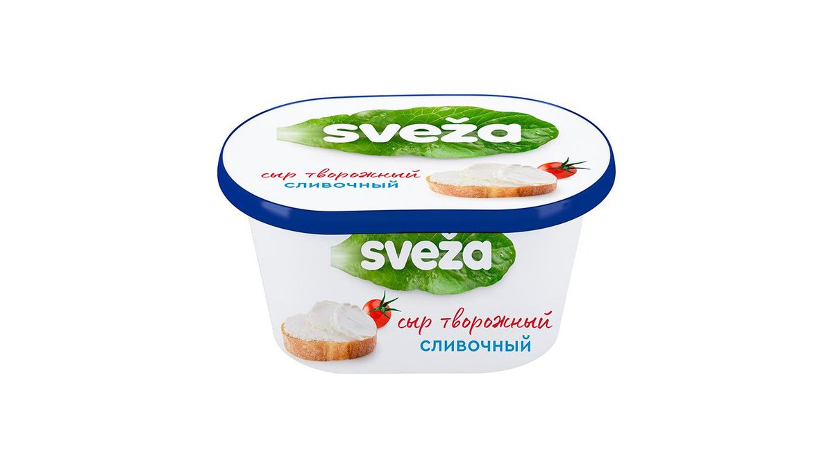 Сыр творожный Sveza сливочный 350 г